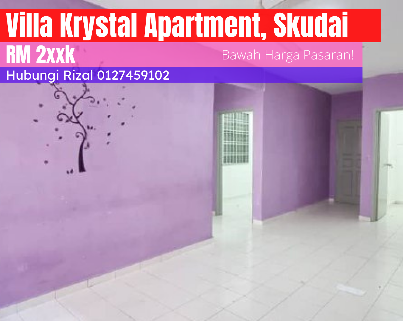 Villa Krystal Apartment, Skudai. Johor